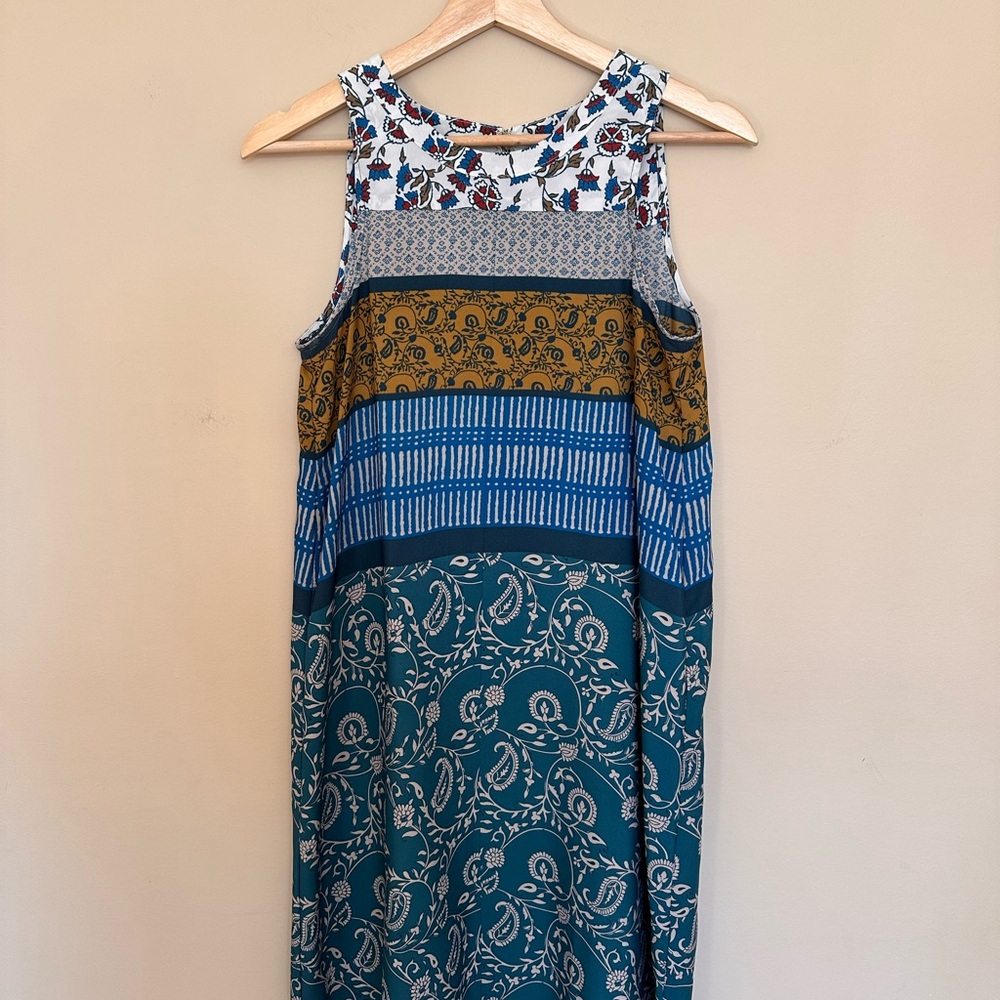 Maeve Multicolored Halter Sundress Midi